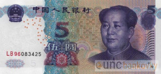 Čína 5 Yuan 2005 UNC