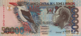 Sv. Tomáš a Princův ostrov 50.000 Dobras 1996 UNC