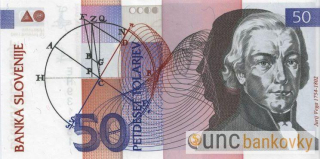 Slovinsko 50 Tolarjev 1992 UNC