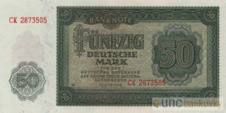 Německo DDR 50 Mark 1948 UNC
