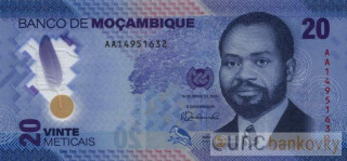Mosambik 20 Meticais 2024 UNC