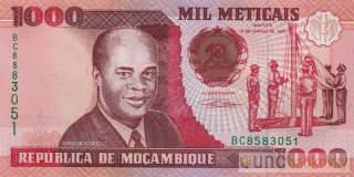 Mosambik 1000 Meticais 1991 UNC