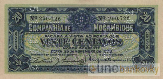 Mosambik 20 Centavos 1933 UNC