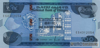 Etiopie 100 Birr 2023 UNC